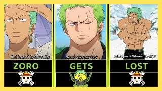 Every time Zoro got Lost in One Piece Zoro OnePiece [upl. by Alletneuq731]