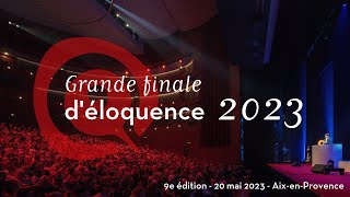 Grande finale déloquence 2023  Concours intégral [upl. by Susej]