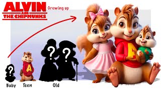 Alvin And The Chipmunks 2024 Growing up  Cartoon Wow [upl. by Svirad570]