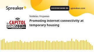 Promoting internet connectivity at temporary housing [upl. by Eob]