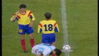 World Cup ITALY 1990  Argentina Vs Romania 11 Part II [upl. by Atiuqet]