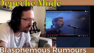 METALHEAD REACTS Depeche Mode Blasphemous Rumours [upl. by Ynittirb321]