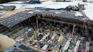 Griffin Georgia Tornado Aftermath  1132023 [upl. by Anirdna]