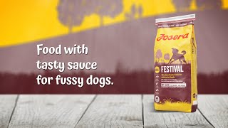 Josera Festival  With delicious sauce for picky dogs [upl. by Rifkin971]