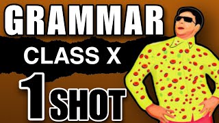 1 PAGE TRICKS  Class 10 English GRAMMAR one shot tensemodals reported speechsubject🔥 2024 [upl. by Lloyd]