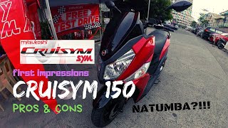 MITSUKOSHI SYM CRUiSYM 150 Review Pros amp Cons Alternative to ADV150 NMAX AEROX PCX SCOOTER 150cc [upl. by Winther]