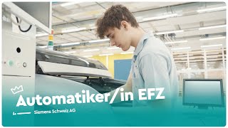 Starte deine Karriere als Automatikerin EFZ  Siemens Schweiz AG  Lehrstellenvideo  Yousty [upl. by Ayerim]