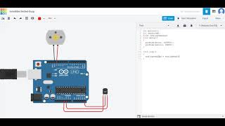 TMP Temperature controlled fan using Arduino Simulation [upl. by Marie-Ann]