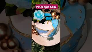 Vanilla Pineapple Cake cake birthdaycake cakedecorating bakersfield cakedesign bekers [upl. by Hulda]