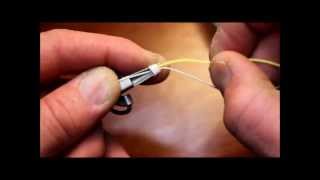 How to tie a Nail Knot  Backing to Fly Line [upl. by Thorner539]