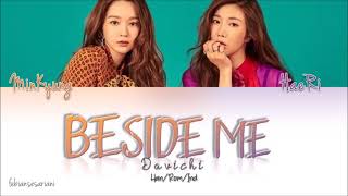 DAVICHI  BESIDE ME LYRICS HANROMIND [upl. by Htiderem]