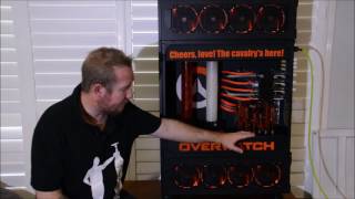 Thermaltake WP100 P100 Water Cooled Gaming PC [upl. by Uos]