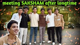 Meeting saksham after long time🤩🥳 vlog no08 [upl. by Einhoj]