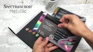 Spectrum Noir New Metallic Markers [upl. by Dnomayd]