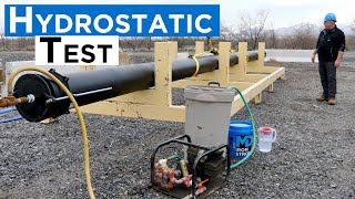 How to Conduct a Hydrostatic Test on Ductile Iron Pipe [upl. by Ydualc973]