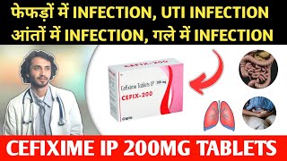 Cefixime Tablet ip 200 mg Uses  Side Effects  Dosage  Cefix Zifi Mahacef Taxim O Uniflix O [upl. by Ruhnke]