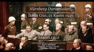 Nürnberg Duruşmaları İkinci Gün 21 Kasım 1945 [upl. by Luckett]