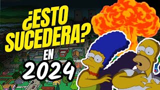 ✅Lo que los Simpson PREDIJERON para el 2024 te dejará sin palabras😱😱 😱 [upl. by Idnal]