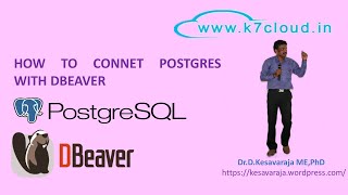 006  Connect postgres with Dbeaver [upl. by Aehs944]