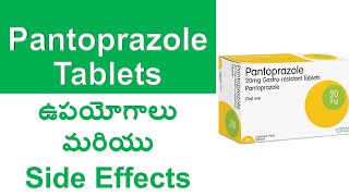 Pantoprazole 20 Tablets uses and Side Effects in Telugu  Gastroresistant Tablets [upl. by Dyche]