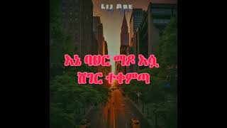 LIJ ABE MY TYPE NEW ETHIOPIA DRILL MUSIC LYRICS 2024 [upl. by Ellehciram]