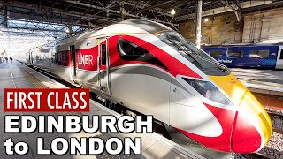 🇬🇧Riding the British First Class HighSpeed Train from Scotland to England  AZUMA [upl. by Evered332]