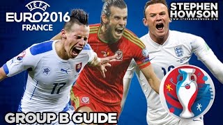 Group B England Russia Slovakia amp Wales  Euro 2016 Guide [upl. by Nathan]