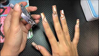 Healthy Acrylic Soak Off Method  Keep Your Natural Nails Strong [upl. by Schiro554]