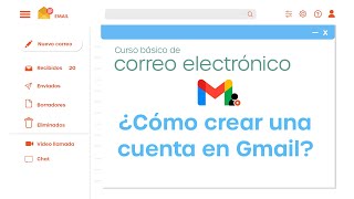 ¿Cómo crear una cuenta en Gmail  Curso Básico de Correo Electrónico [upl. by Hillyer]