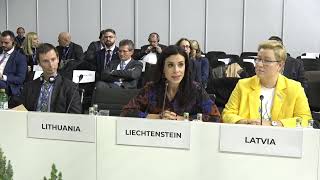 OSCEMC2023 Statement by the Head of the Delegation of Liechtenstein [upl. by Eittah209]