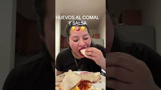 filomenalaoaxaqueña HUEVOS AL COMAL Y SLASA [upl. by Allsun]