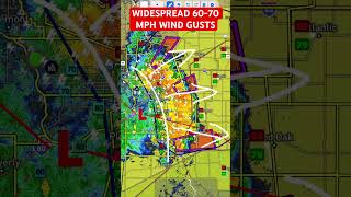 Widespread 6070 MPH Wind Gusts Heading East Through Omaha Nebraska omaha nebraska iowa weather [upl. by Anaehr]