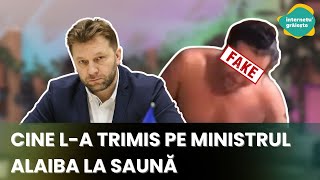 Cine la trimis pe Ministrul Alaiba la Saună [upl. by Dowzall]