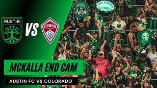 McKalla End Cam con la hinchada de Austin  Austin FC vs Colorado Rapids 073121 [upl. by Hanikas441]