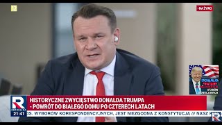 Historyczne zwycięstwo D Trumpa  Tarczyński Rachoń Olechowski  WPunkt [upl. by Burnsed]