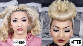 Hair too dirty to style THINK AGAIN Ugly to Fabulous  Hair Tutorial [upl. by Quintie]