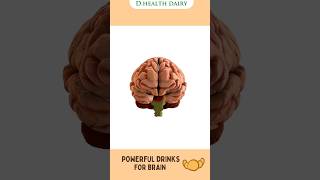 6 Drinks to Supercharge Your Brainpower brain shorts [upl. by Aneg]