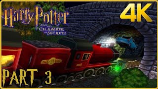 Harry Potter and the Chamber of Secrets PS1 4K 100 Walkthrough Part 3 Flying Car amp Whomping Willow [upl. by Fenella]