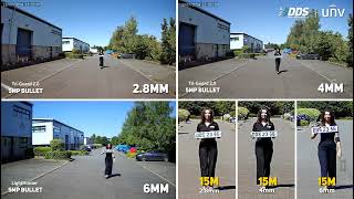 CCTV Camera Lens Comparison Video  28mm v 4mm v 6mm [upl. by Assyli845]