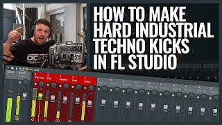 How To Make Hard Industrial Techno Rumble Kicks FL Studio Tutorial [upl. by Holle198]