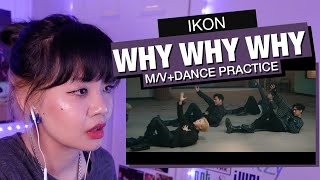 OG KPOP STANRETIRED DANCERS REACTIONREVIEW IKON quotWhy Why Whyquot MVDance Practice [upl. by Doralin]