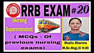 RRB EXAM PREPARATIONAIIMSDSSSBPGIMER JIPMERIMPORTANT QUESTIONSMCQs202024 [upl. by Anitsirt]