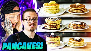 TIMTHETATMAN REACTS TO IHOP PANCAKES BUT BETTER [upl. by Adyaj]