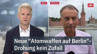 Munz Neue quotAtomwaffen auf BerlinquotDrohung kein Zufall LangstreckenFreigabe für Kiew  ntv [upl. by Sale]