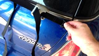 HLO Yakima King Joe 2 Bike Rack on 2005 MINI Cooper S Unboxing And Installation [upl. by Nolyag581]