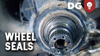 Front Axle amp Wheel Seal Replacement on a 4WD Case IH Part 1 [upl. by Bernita]