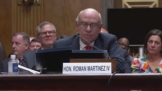 USPS Board of Governors Chairman Roman Martinez IV testifies about postal problems [upl. by Nikola]