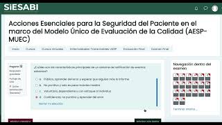 Acciones Esenciales para la Seguridad del Paciente en el marco del Modelo Único EvaluaciónFinal [upl. by Moulton]