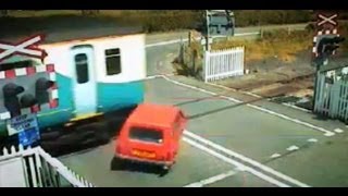 Car hit by train  Top Gear series 9  BBC [upl. by Oam]