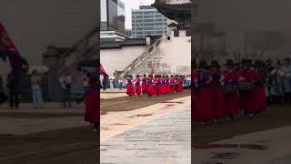 Gyeongboknung Palace Changing of the Guard [upl. by Aleehs39]